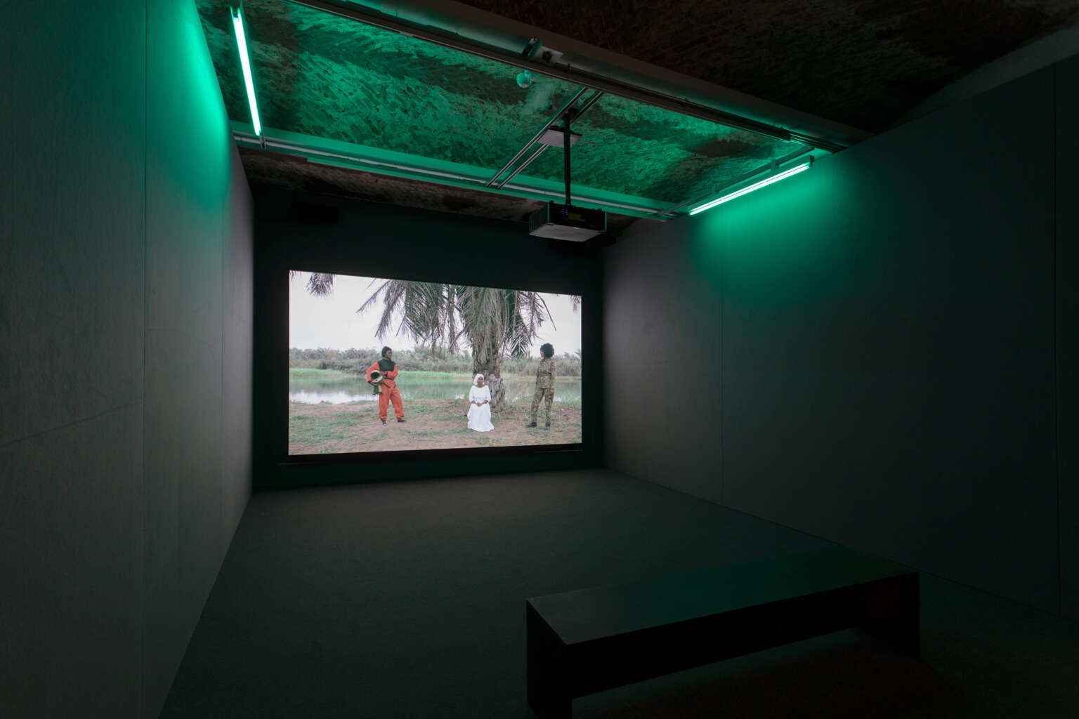 Path to the Stars, 2022 HD Video and sound 34'41'' Exhibition view at 12th Berlin Biennale